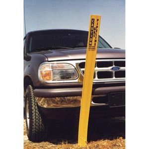 Flexible Marker Stakes - Yellow, None, 5.5'