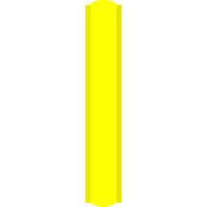 Convex Pavement Marker Stakes - Yellow, None, 3'