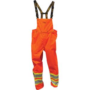 Safety Rainwear - Polyester/PVC, 2X-Large, Orange, Pants