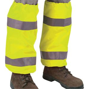 GloWear 8008 Class E High Visibility Leg Gaiters - High Visibility Lime