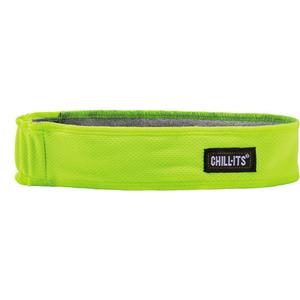 Chill-Its® 6605 Cooling Headband - High Visibilty Lime-Yellow, One Size