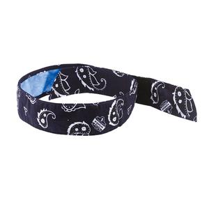 Chill-Its® 6705CT Evaporative Cooling Bandana - Blue, One Size, Navy Western