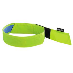 Chill-Its® 6705CT Evaporative Cooling Bandana - High Visibilty Lime-Yellow, One Size