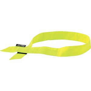 Chill-Its® 6705 Evaporative Cooling Bandana - High Visibility Lime-Yellow, One Size