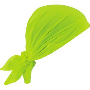 Chill-Its® 6710 Cooling Triangle Hat - High Visibility Lime-Yellow, One Size