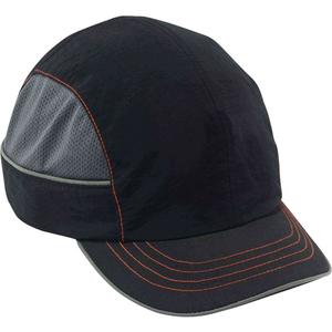 Skullerz® 8950 Short Brim Bump Cap - None, Black