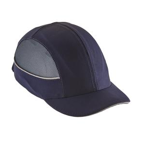 Skullerz® 8960 Bump Cap with LED Lighting - None, Navy Blue