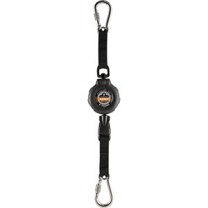 Squids® 3000 Tool Lanyard - Retractable, Dual Carabiner, 1 lbs., 48"