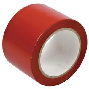 Floor Marking Tape - Red, Vinyl, 3", 108'