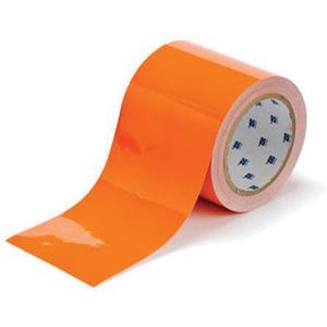 ToughStripe® Floor Marking Tape - Orange, Polyester, 3", 100'