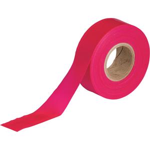 Flagging Tape - Fluorescent Red, 1.188", 150'