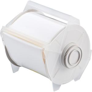 Printer Tape - Polyester, White, 4", GlobalMark®, 100'