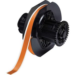 Low-Halide Printer Tape - Polyester, Orange, 0.5", BBP® 31/BBP® 33/BBP® 35/BBP® 37/BBP™ 30/BradyPrinter S3100/BradyPrinter i3300/BradyPrinter S3000, Outdoor, 100'