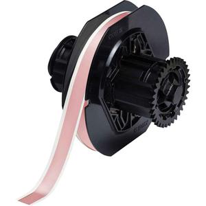 Low-Halide Printer Tape - Polyester, Pink, 0.5", BBP® 31/BBP® 33/BBP® 35/BBP® 37/BBP™ 30/BradyPrinter S3100/BradyPrinter i3300/BradyPrinter S3000, Outdoor, 100'