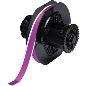 Low-Halide Printer Tape - Polyester, Purple, 0.5", BBP® 31/BBP® 33/BBP® 35/BBP® 37/BBP™ 30/BradyPrinter S3100/BradyPrinter i3300/BradyPrinter S3000, Outdoor, 100'