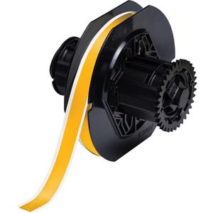 Low-Halide Printer Tape - Polyester, Yellow, 0.5", BBP® 31/BBP® 33/BBP® 35/BBP® 37/BBP™ 30/BradyPrinter S3100/BradyPrinter i3300/BradyPrinter S3000, Outdoor, 100'