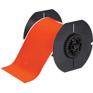 Label Printer Tape - Retro Reflective, Orange, 4", BBP® 31/BBP® 33/BBP® 35/BBP® 37/BBP™ 30/BradyPrinter S3100/BradyPrinter i3300/BradyPrinter S3000, Outdoor, 50', Gloss
