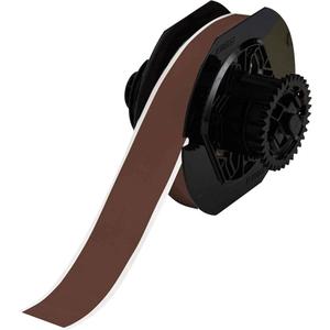 Indoor-Outdoor Label Printer Tape - Vinyl, Brown, 1.125", BBP® 31/BBP® 33/BBP® 35/BBP® 37/BBP™ 30/BradyPrinter S3100/BradyPrinter i3300/BradyPrinter S3000, Outdoor, 100', Gloss