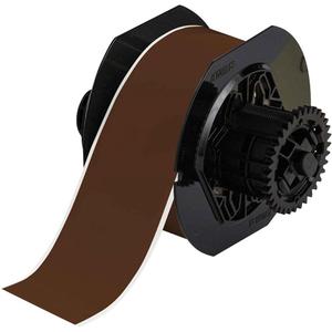 Indoor-Outdoor Label Printer Tape - Vinyl, Brown, 2.25", BBP® 31/BBP® 33/BBP® 35/BBP® 37/BBP™ 30/BradyPrinter S3100/BradyPrinter i3300/BradyPrinter S3000, Outdoor, 100', Gloss