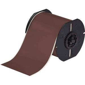 Indoor-Outdoor Label Printer Tape - Vinyl, Brown, 4", BBP® 31/BBP® 33/BBP® 35/BBP® 37/BBP™ 30/BradyPrinter S3100/BradyPrinter i3300/BradyPrinter S3000, Outdoor, 100', Gloss