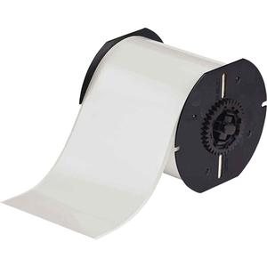 Indoor-Outdoor Label Printer Tape - Vinyl, Clear, 4", BBP® 31/BBP® 33/BBP® 35/BBP® 37/BBP™ 30/BradyPrinter S3100/BradyPrinter i3300/BradyPrinter S3000, Outdoor, 100', Gloss