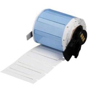 PermaSleeve® Heat Shrink Wire & Cable Labels - Polyolefin, White, 0.235", 1.75", BMP® 71/BMP® 61/M710/M610/M611, 0.125" Dia x 1.75" W, 0.75", 0.046", 2.25"