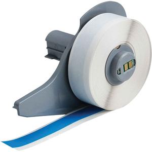 Indoor-Outdoor Label Printer Tape - Vinyl, Blue, 0.5", BMP® 71, 50