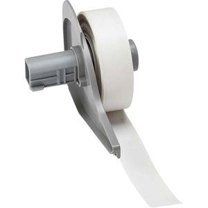 Tamper Resistant Label Printer Tape - Vinyl, White, 0.5", BMP® 71, 50