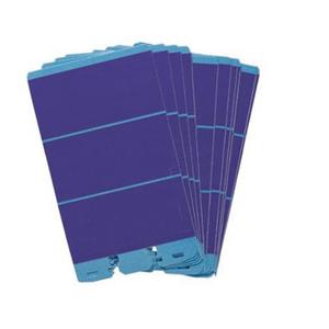 Porta-Pack Wire Marker Refill Pages - Cloth, Light Blue, 1.56", 0.22", 45
