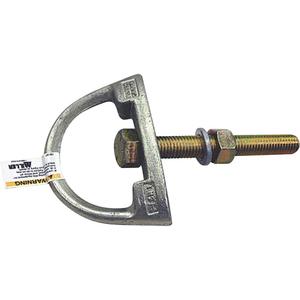 Miller® Anchorage Connector with Hardware - Permanent, D-Ring, 400 lbs. (181kg), 5,000 lbs. (22kN), Drop Forge Alloy Steel