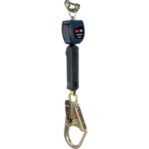 Nano-Lok™ Self-Retracting Lifeline with Anchor Hook - 6', 1, Web/Polyester, Carabiner, Steel, Snap Hook, Steel, SRL