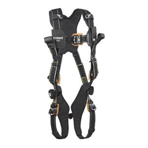 ExoFit NEX™ Arc Flash Harness - Fall Arrest/Arc-Resistant, AR, 420 lbs., Small, Medium, Back, Quick-Connect, Quick-Connect
