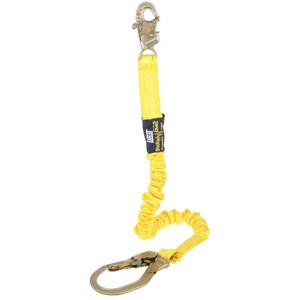 ShockWave™2 Shock-Absorbing Lanyard - 6', Meets/Exceeds CSA-Z259.11, 133 lbs., 253 lbs., Snap Hook, Snap Hook, Polyester, None, 1
