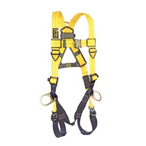 Delta™ Vest-Style Harness - Work Positioning/Fall Arrest, AP, 420 lbs., Universal, Back - Side, Quick-Connect, Quick-Connect