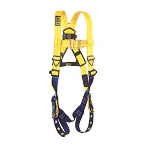 Delta™ Vest-Style Climbing Harness - Ladder Climbing/Descent Control/Fall Arrest, A, 420 lbs., Large, Back - Front, Tongue Buckle, Tongue Buckle