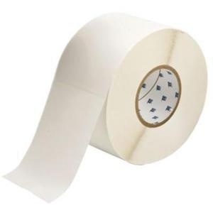 3" Core Paper Labels with Acrylic Adhesive - Paper, White, 6", 4", BBP™ 81/BradyPrinter i7100/BradyPrinter PR Plus