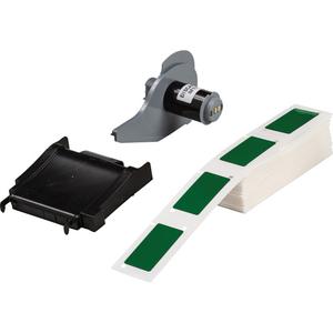 Raised Panel Labels - Polyester, Green, 2", 1", BMP® 71