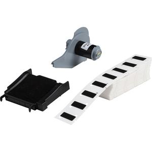 Raised Panel Labels - Polyester, Black, 0.49", 1.06", BMP® 71