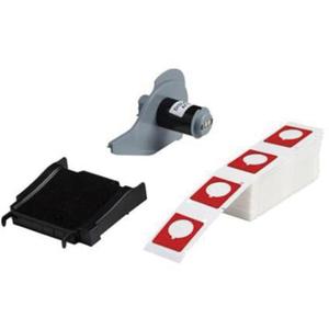 Raised Push-Button Panel Labels - Polyester, Red, 1.5", 1.2", BMP® 71