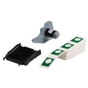 Raised Push-Button Panel Labels - Polyester, Green, 1.9", 1.2", BMP® 71