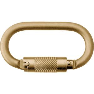 Nano-Lok™ Twin-Leg Fixed D-Ring Connector - 420 lbs., Steel, Descender