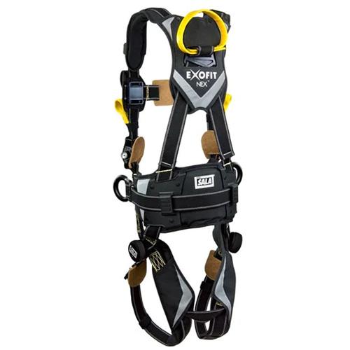 ExoFit NEX™ Arc Flash Construction Style Harness - Work Positioning/Fall Arrest/Arc-Resistant, APR, 420 lbs., Small, Large, Medium, X-Large, Back - Side, Quick-Connect, Quick-Connect - Image 2