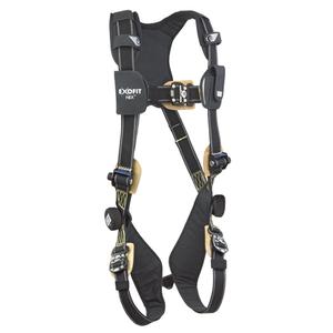 ExoFit NEX™ Arc Flash Harness - Fall Arrest/Arc-Resistant, AR, 420 lbs., Small, X-Large, Medium, Back, Quick-Connect, Quick-Connect