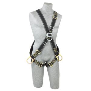 Delta™ Cross-Over Style Welder's Harness - Work Positioning/Ladder Climbing/Descent Control/Fall Arrest, ADLP, 420 lbs., Universal, Back - Front - Side, Pass-Through/Mating, Pass-Through/Mating