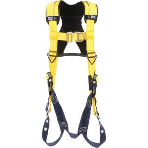Delta™ Vest-Style Climbing Harness - Ladder Climbing/Fall Arrest, AL, 420 lbs., X-Large, Back - Front, Tongue Buckle, Pass-Through/Mating, CE EN361, CSA Z259.10, Yellow