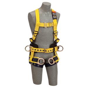 Delta™ Vest-Style Harness - Ladder Climbing/Fall Arrest, AL, 420 lbs., Large, Small, Medium, Back - Front, Tongue Buckle, None