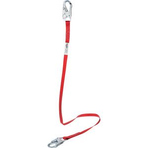 Pro™ Web Positioning Lanyard - 6', B, Snap Hook, Snap Hook, Polyester, 1, 310 lbs. (141 kg), Red