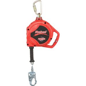 Rebel™ Self Retracting Lifeline - 33', 1, Stainless Steel, Swivel, Carabiner, Snap Hook, Steel, SRL, 420 lbs. (190 kg), 3/16" (5 mm)