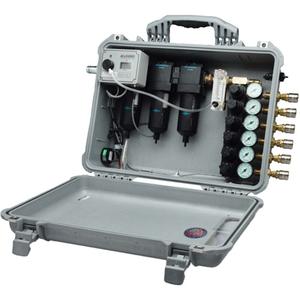 6 Worker Multi Regulator - CO Monitor, 100 CFM, 150 psig, 23" x 16.5" x 7.5"