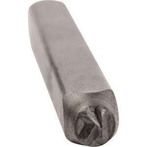 Individual Standard General Purpose Steel Hand Stamp Pieces - K, 1/2"